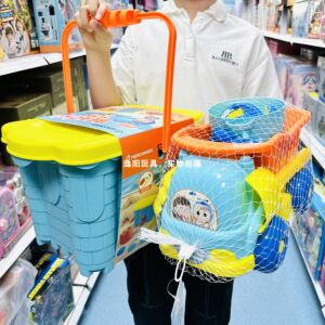 
Jianxiong children's beach toy transport cart cart shovel hourglass bucket play sand digging tool set seaside