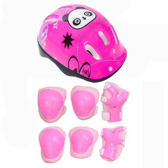 Kit De Protection Enfant 7 Pièces - Casque, Genouillères, Coudières, Protège-poignets, Réglable
