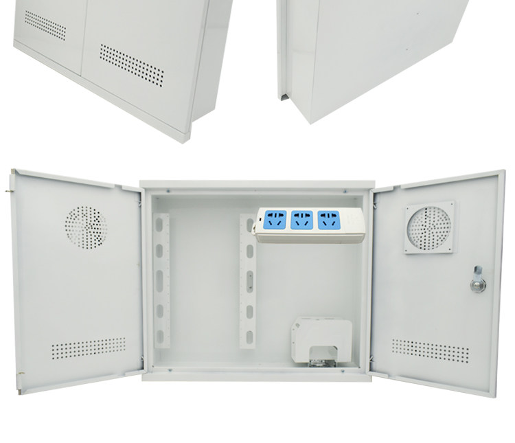 Weak current box - Double open fan hole 6050 empty box | Dezhong heng
