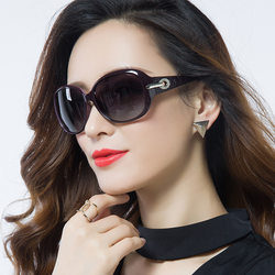 2026 New Polarized Sunglasses for Women, Fashionable and Trendy, Anti-Uv Sunglasses for Round Faces, Retro Stylish Internet Celebrity Glasses