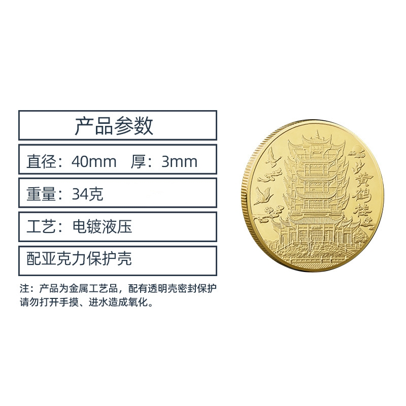 黄鶴楼金貨 - 武漢長江お土産