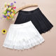 Spring and autumn versatile three-point safety pants lace mesh anti-exposure base half-body petticoat pants pleated skirt women's insurance pants