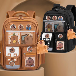 Japanese Quality Kapibara Primary School Bag Boys and Girls Large Capacity 1-3-6 Grade Kidsren's Backpack