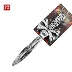 
Halloween ghost party cosplay props toys antique plastic skull bone daggers sword weapons