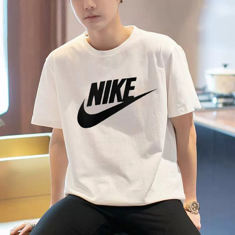 Nike耐克官方旗舰男半袖2022夏季运动休闲圆领纯棉透气短袖T恤女-Taobao