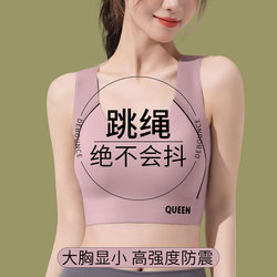 Large Bust Minimizing Bra for Women, Side Breast Support, Anti-Sagging Sports Vest, Running, Yoga, Jump Rope, Fitness, Shockproof Bra