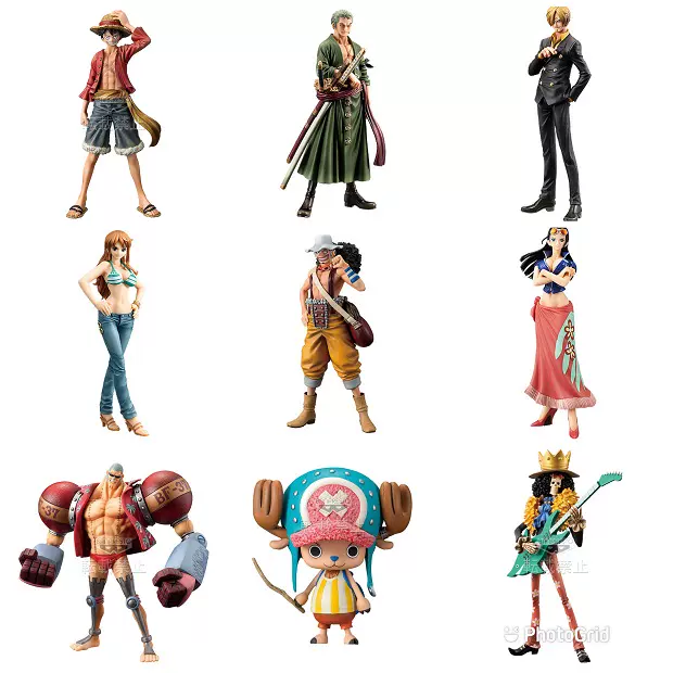 日港版海賊王偉大航路組立2年後草帽海賊團9人grandline