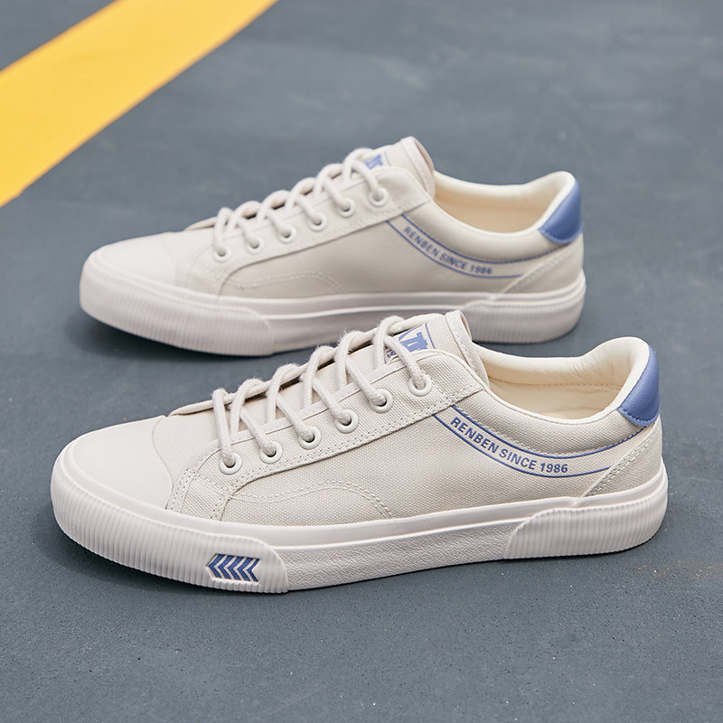 Canvas Sneakers Renben Shoes Human Canvas Shoes Men's Soft Base
