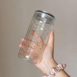 Star Double-Layer Glass Cup 2025 New Model for Girls ins Large Capacity Office Tea Cup Special Tea Cup