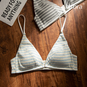 
Kbra American front button beautiful back underwear women's summer thin spaghetti straps sexy bra set 2026 new triangle cup