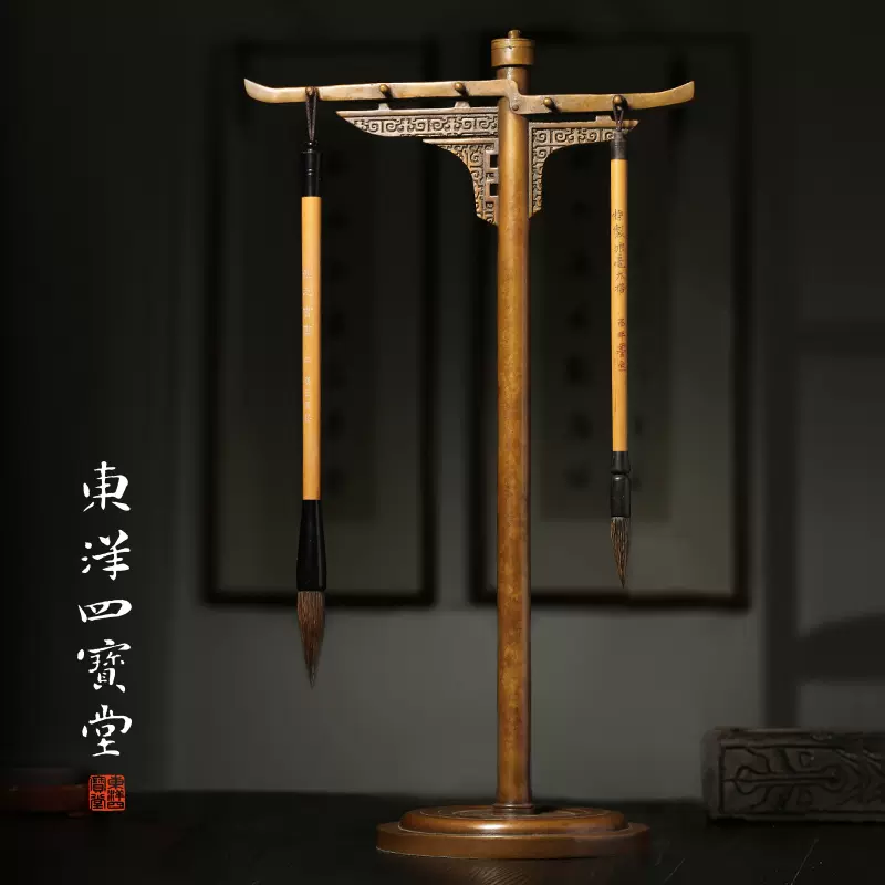 【時代古作品❗】古銅唐金　銅製　蝶型　 筆架　筆置　文鎮　文房具　文房四宝一対 時代古作品❗】古銅唐金 銅製 蝶型 筆架 筆置 文鎮 文房具 文房四宝