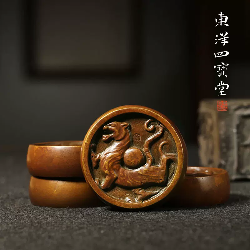 大珍品 貴重 白銅製 玄武 神獣 鎮尺 文鎮 文房具 書道品 稀少 収蔵