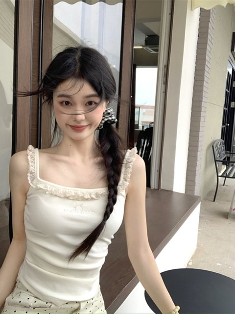 Elegant Floral Printed Midi Dress Summer Short Sleeve Stylish Lace Spliced Slim Women's Clothing A-Line Waist Vintage Dresses