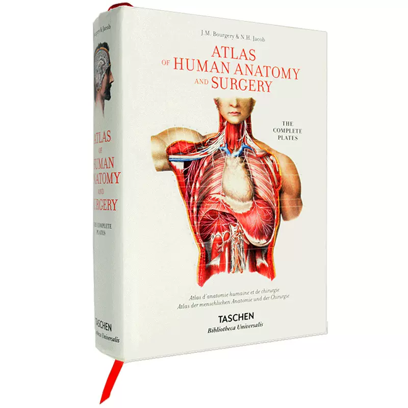 [TASCHEN出版]Bourgery 人体解剖手术艺术 医学人体解剖图例 Atlas of Human Anatomy 艺术作品 英文原版 -  Taobao