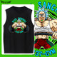 Rick and Morty Barbell Lifting T-shirt Gym Exercise Sleeveless Vest Men's Summer Cotton Vest Clothes