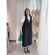 vogana Cannes home large size original minimalist style casual dress spring loose slim meat-covering suit vest skirt
