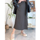 vogana Cannes home large size original retro polka dot simple horse hoof buckle meat-covered A-line skirt high waist to make you look thin