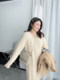 [70% discount Big Sale] Cannes Plus size Plus size women's sweater dress Loose Cable Stitch knitted skirt women's long skirt
