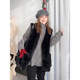 Vogana Cannes Family Large size original, thin environmentally friendly fur outer purse MM imitation rabbit fur all more vest
