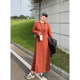 vogana Cannes original plus size fashionable one piece sweatshirt skirt waist slimming A-line dress