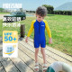 Yimeishan one-piece boys' swimsuit for hot spring 025 new children's middle and large boy sports professional swimsuit