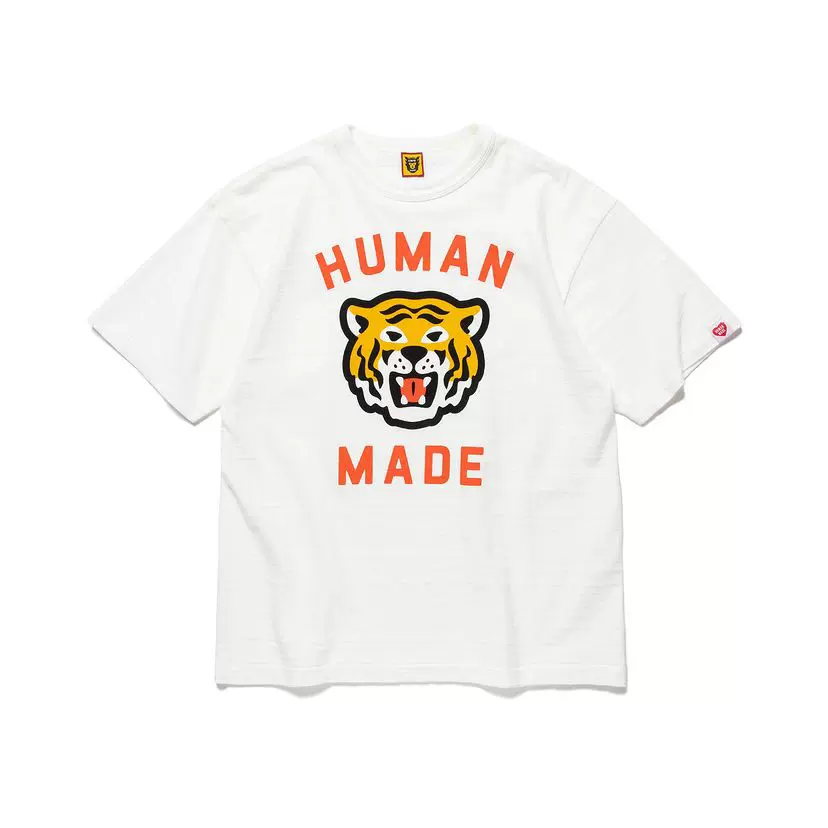 HUMAN MADE GRAPHIC休闲萌虎字母爱心短袖T恤男23SS-Taobao