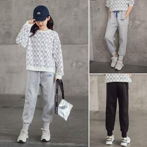 
Girls' Pants 2026 Spring and Autumn Loose Medium and Large Children's Autumn Trousers Children's Casual Pants Versatile Outerwear Sports Pants
