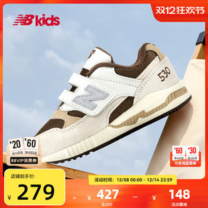 Newbalance nb official children's shoes 0-4 year old children's autumn new khaki splicing sneakers KV530