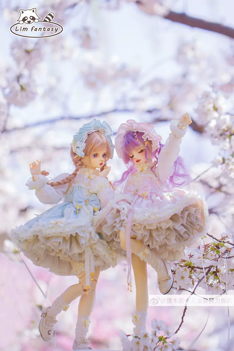 狸木{限量*棉花糖II}现货三色入bjd 1/4分娃衣洋装lolita洋装MDD-Taobao