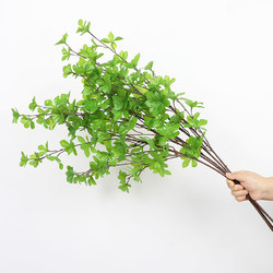 Nordic Artificial Green Plant Japanese Bellflower Single Branch Fake Flower Decoration Indoor Living Room Fake Branch Plant Ornament Artificial Flower