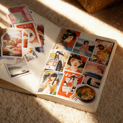 White Sugar Shop Farewell to Time Stickers Vintage Japanese Style Stickers for DIY Journal Decoration Material