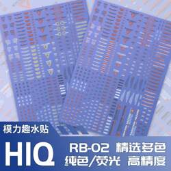 [Meli Fun] Hiq Style (Rb-02) General System/Warning/Warning/Recomponent/Logation. Fluorescent Decals