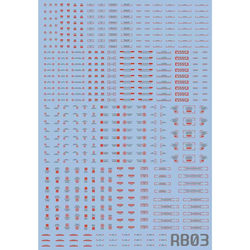 Moliqu Hiq Style (Rb-03) Warning/Alert/Signage/General Series. Fluorescent Water Sticker [Orange Gray]