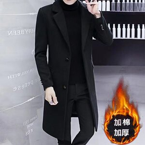 
Trench coat men's Korean version of spring and autumn medium-length wool coat men's wool coat winter new men's clothing trendy and thick