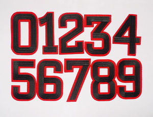 Large digital embroidery cloth patch Denim clothes pants down schoolbag ripped creative DIY back glue embroidery patch
