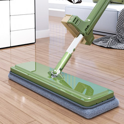 Hands-Free Mop for Home Use, One-Step Cleaning, Extra-Large Self-Absorbing Mop with Integrated Water Scraper, Lazy Mop for Easy Floor Cleaning