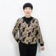 More than 50-year-old mother's knitted sweater autumn and winter middle-aged women's T-shirt long sleeve 2025 new tops T-shirt women's casual fashion