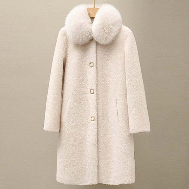 Off-season fur coat for women 2024 new winter fur one-piece Haining fox ...