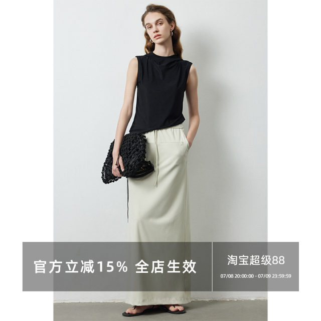 Because of the leisure and comfortable straight tube skirt lace, the split is cool and the waist is thin waist and the minimalist yoga skirt

