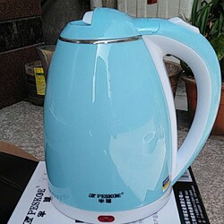 Hemispherical Electric Kettle for Home Use, Automatic Power-Off, Food-Grade 304 Stainless Steel, Double-Layer Anti-Scalding Kettle for Boiling Water