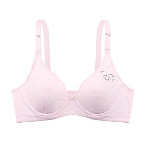 
B cup Baili Baili girl bra 0166 soft steel ring cotton 91118 breathable 91102 0003 0034