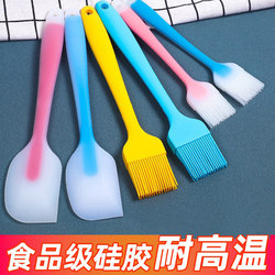 Oil Brush for Kitchen Pancakes, Edible Brush for Baking, Small Brush for Pancakes, Household High-Temperature Resistant Barbecue Tool, Silicone Oil Brush