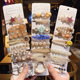 Eight-piece set of hairpins, side clips for women, fairy hair accessories, Korean style, simple clips, hairpins, exquisite pearl headdresses