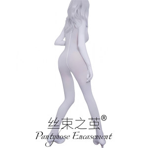 
Plus size one-piece stockings, sentimental velvet, thickened all-inclusive tights for men and women, JJ set, white silk cross-dressing zentai