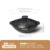 Han style shallow pot large size 1600ml, dry-fired at 1100℃ and quenched without cracking 