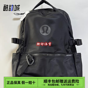 
Domestic spot lululemon NEW CREW 22L nylon regular backpack black
