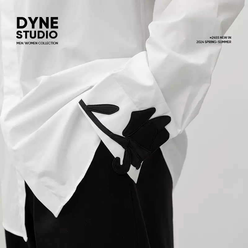 0658 Estelle gimmick long shirt 無作法 / White