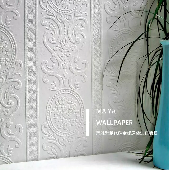 好好住復古美式推薦不織布壁紙進口海基布牆基布刷漆布防裂壁布 Taobao
