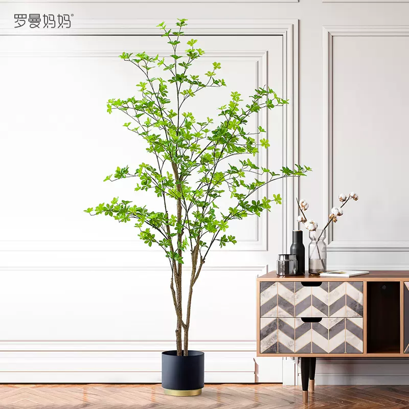 北欧风仿真绿植马醉木日本吊钟植物假树室内客厅落地盆栽