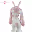 cosplay thỏ ngọc Nguyên bản tiếng Nhật hai chiều bằng sáng chế laser nhiều màu sắc da Saipan Bock thỏ nữ trang phục cosplay đồng phục em gái hoàng gia cosplay thỏ trắng cosplay thỏ trắng 